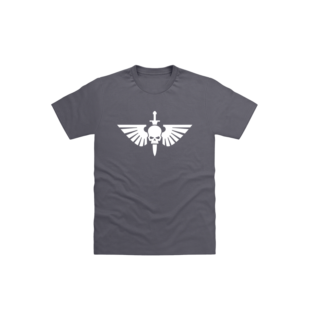Charcoal Printed Kids T-Shirt