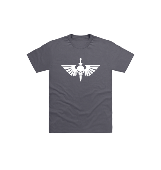 Charcoal Printed Kids T-Shirt