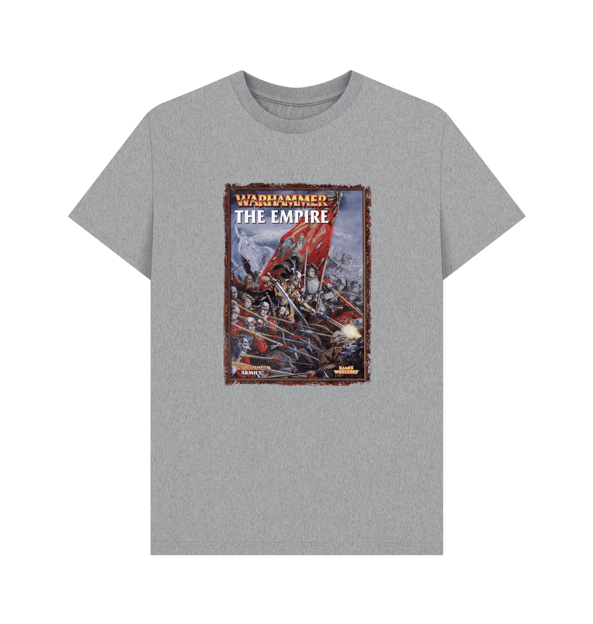 Athletic Grey Warhammer Fantasy Battle 7th Edition - The Empire T Shirt