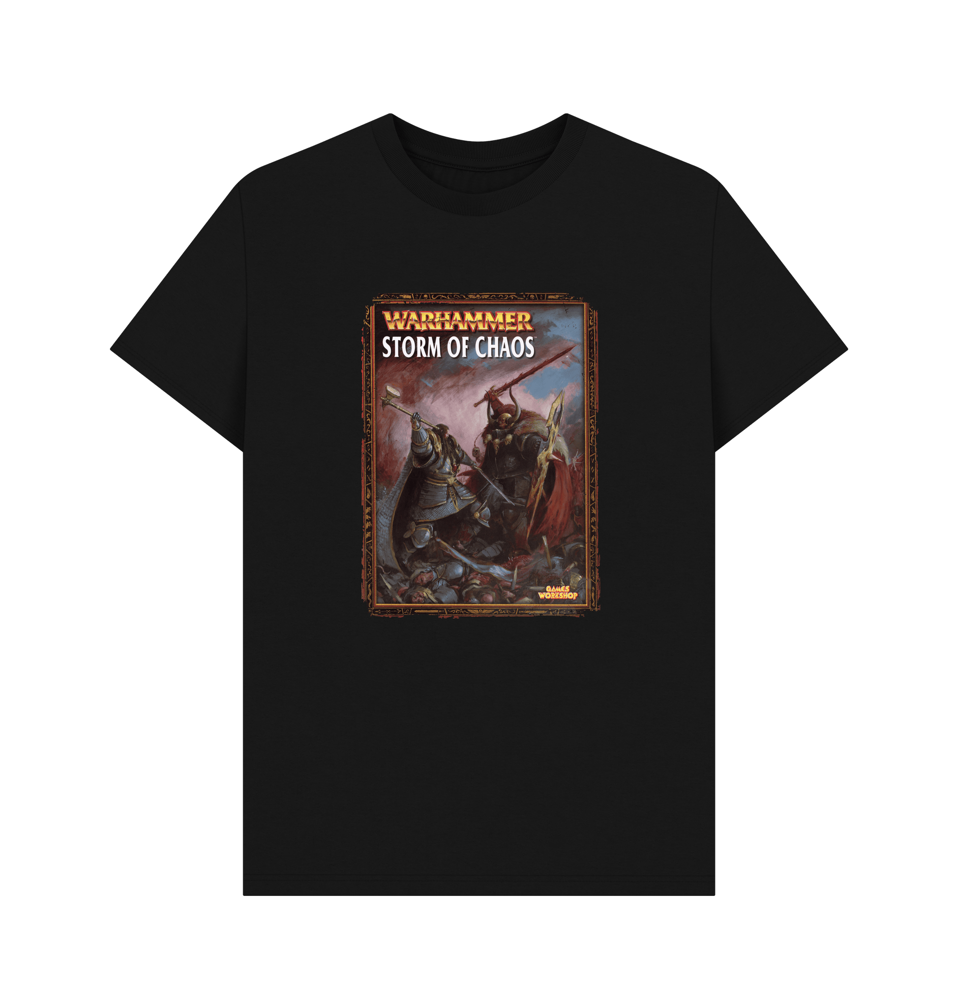 Black Warhammer Fantasy Battle 6th Edition - Storm of Chaos T Shirt