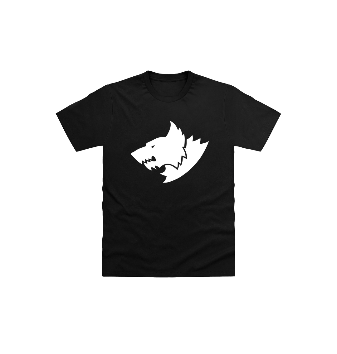 Black Printed Kids T-Shirt