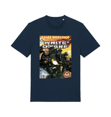 French Navy Printed T-shirt