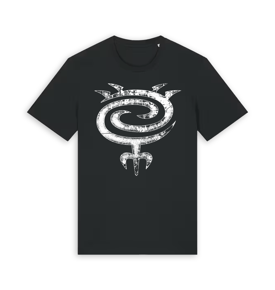 Black Printed T-shirt Front