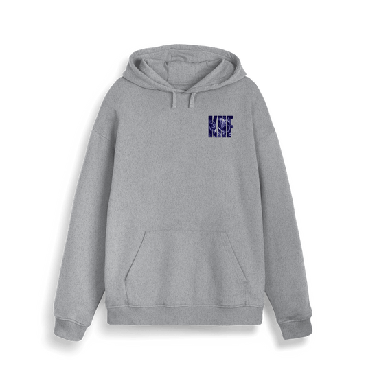 Heather Grey Warhammer 40,000: 'KNOW NO FEAR' Hoodie as featured in Secret Level