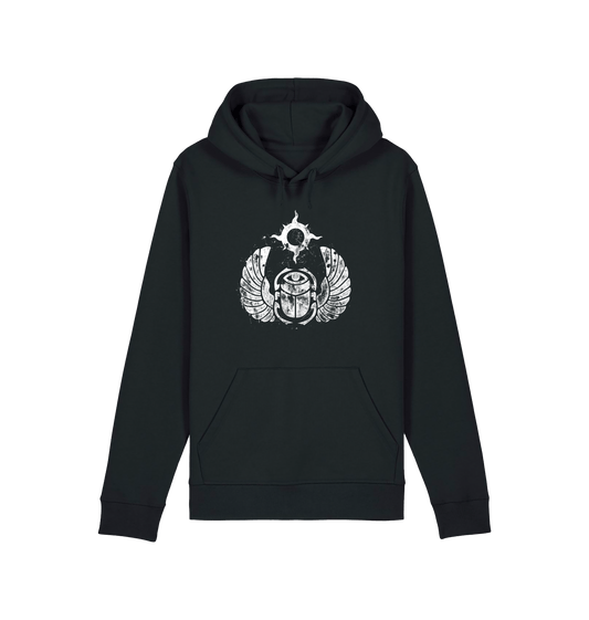 Black Printed Hoody Front
