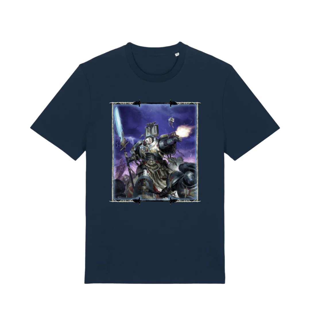 French Navy Printed T-shirt