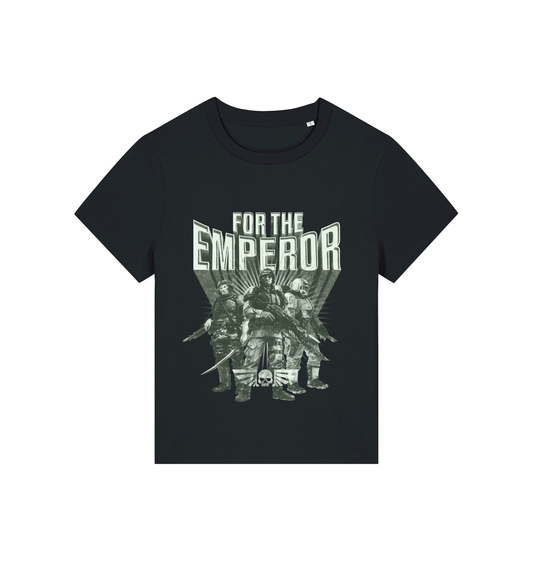 Black Printed T-shirt Front