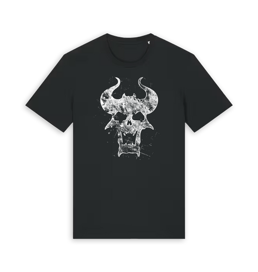 Black Printed T-shirt Front