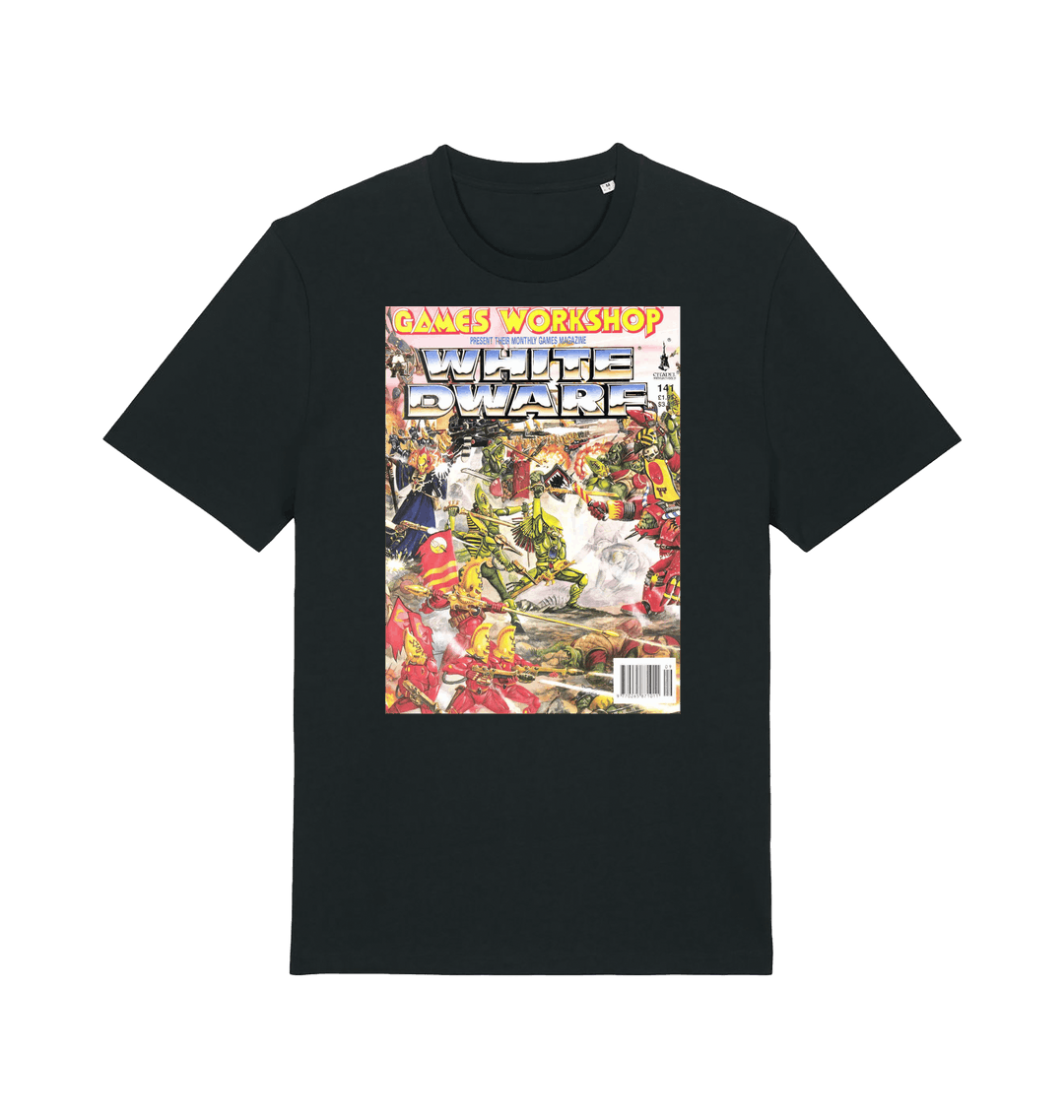 Black Printed T-shirt Front