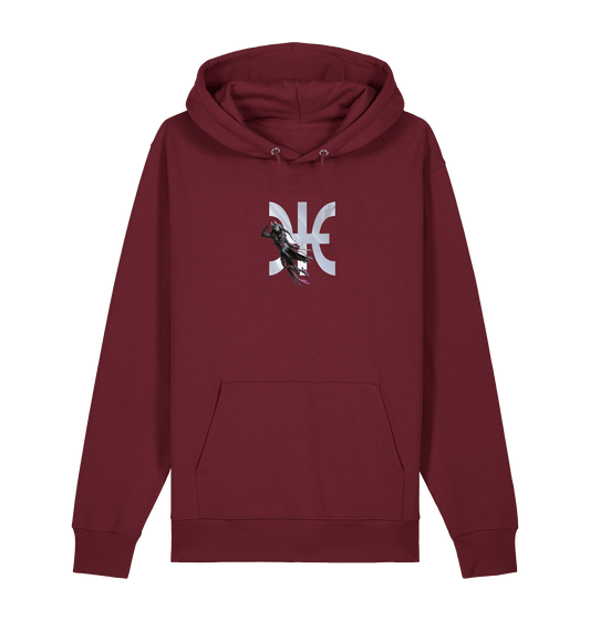 Burgundy Printed Sweater Front