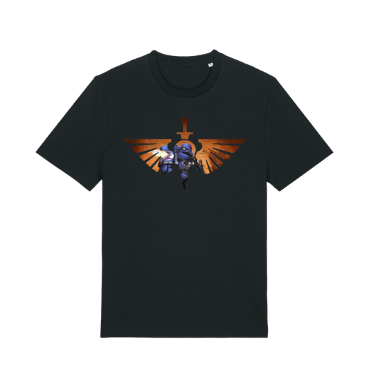 Black Printed T-shirt Front