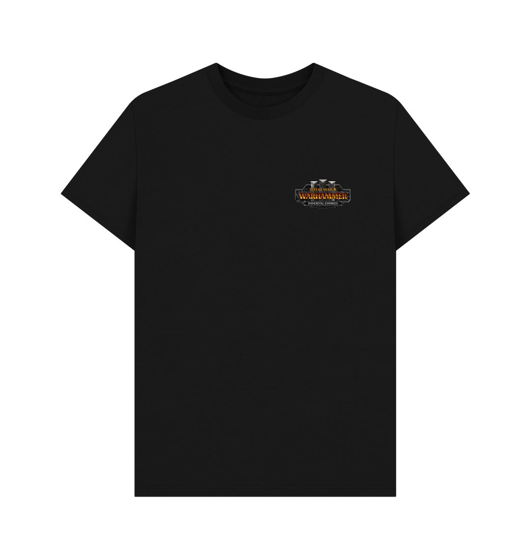 Black Total War: WARHAMMER III - Immortal Empires Black Art T Shirt