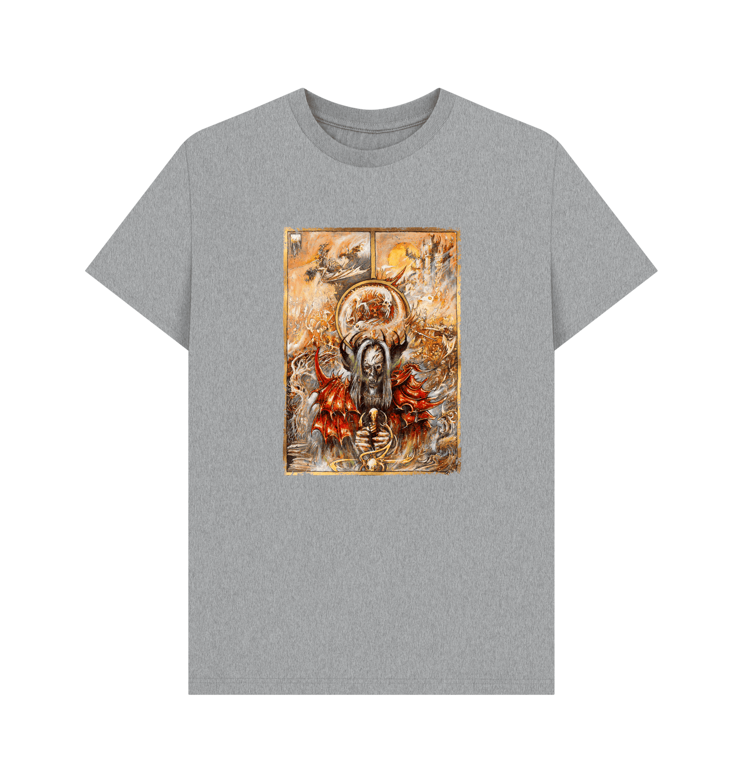 Athletic Grey GRIMDARK - Vampire Counts T Shirt