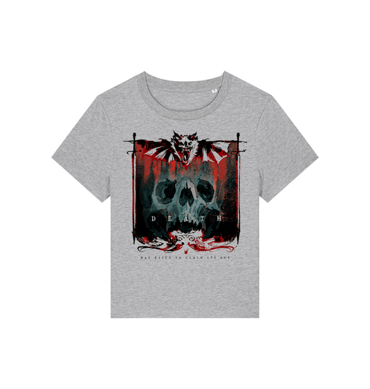 Heather Grey Printed T-shirt Front