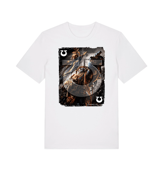 White Printed T-shirt Front