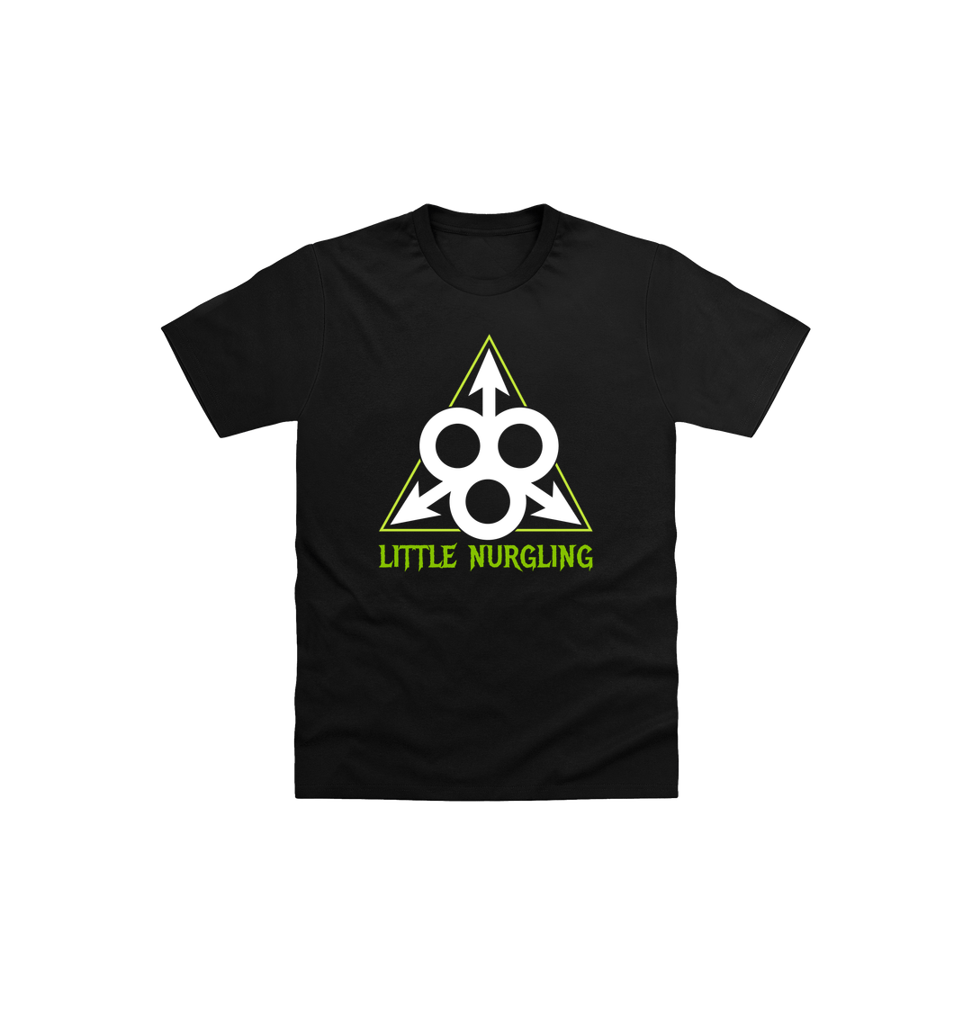 Black Printed Kids T-Shirt