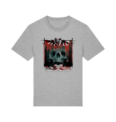 Heather Grey Printed T-shirt