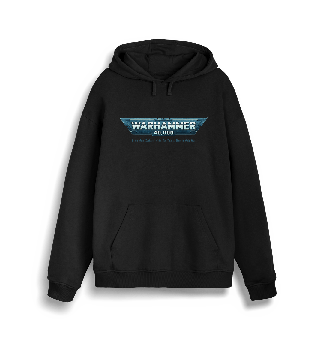 Black Premium Warhammer 40,000 Logo Hoodie