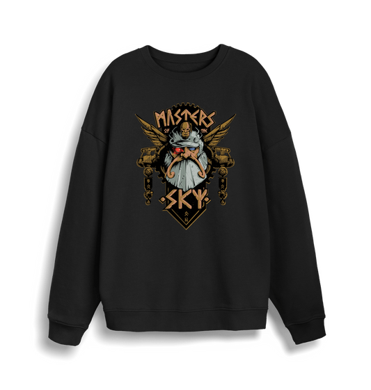 Black Printed Sweater