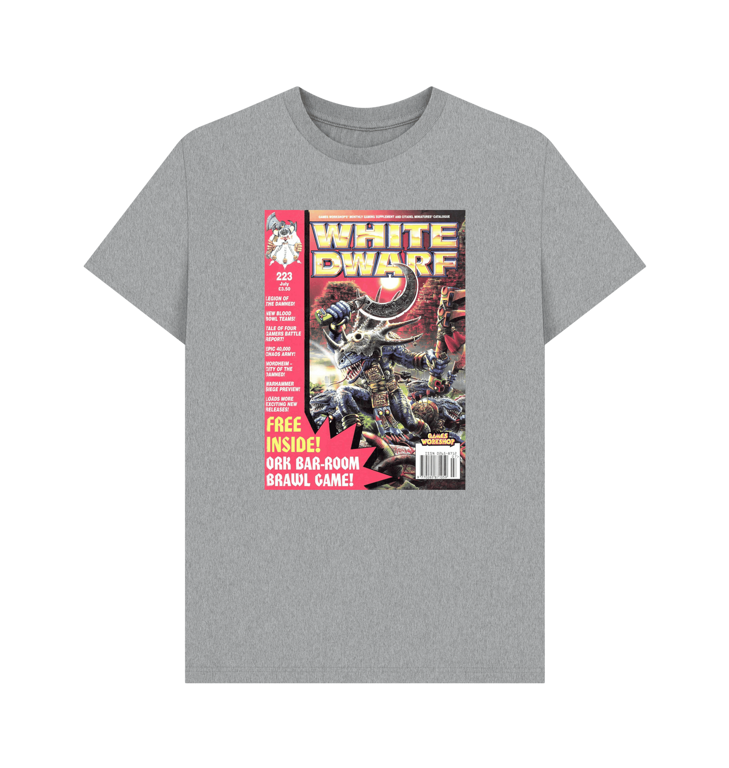 Athletic Grey White Dwarf Issue 223 T Shirt