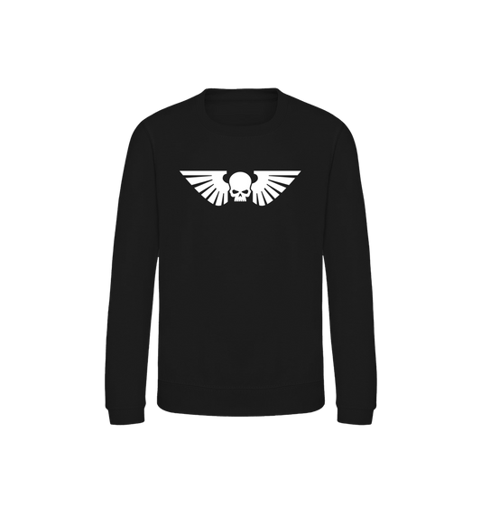 Deep Black Printed Sweater