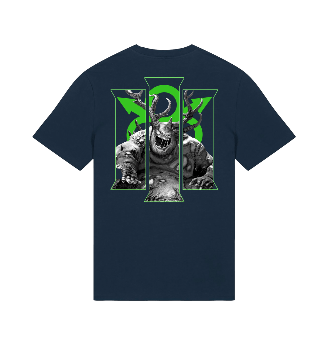 French Navy Printed T-shirt