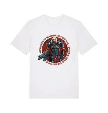 White Printed T-shirt Front