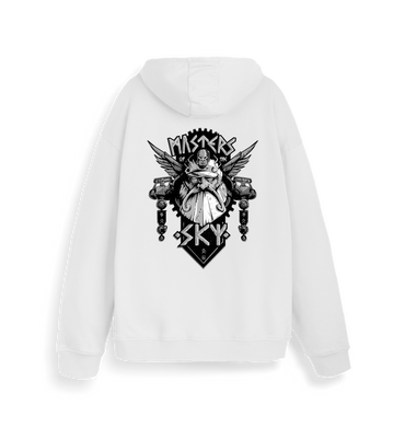 White Printed Sweater