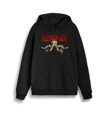 Black Printed Sweater Front