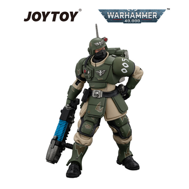 JOYTOY Warhammer 40,000 - Astra Militarum Kasrkin 4 with Plasma Gun (1/18 Scale) Preorder