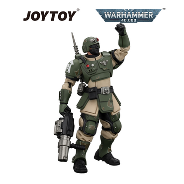 JOYTOY Warhammer 40,000 - Astra Militarum Kasrkin 5 with Grenade Launcher (1/18 Scale) Preorder