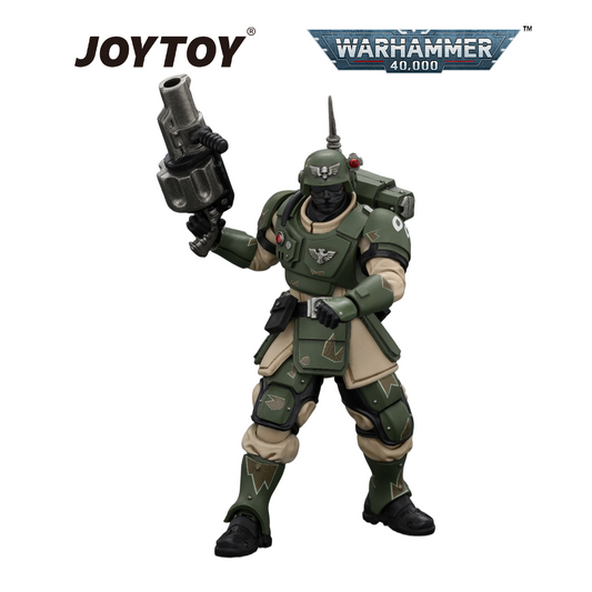 JOYTOY Warhammer 40,000 - Astra Militarum Kasrkin 5 with Grenade Launcher (1/18 Scale) Preorder