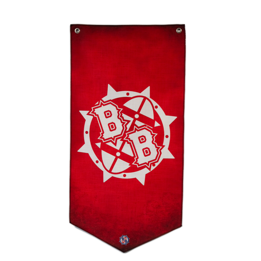 Blood Bowl Red Logo Wall Banner