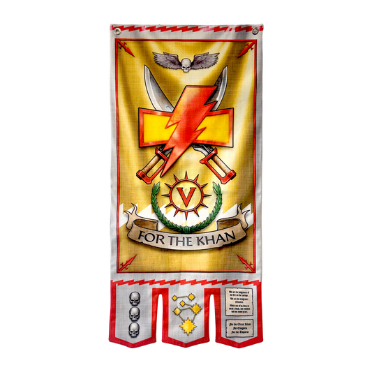 Warhammer 40,000: White Scars Chapter Banner - Preorder