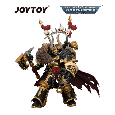 JOYTOY Warhammer Warhammer 40,000 - Black Legion, Chaos Lord (1/18 Scale) Preorder