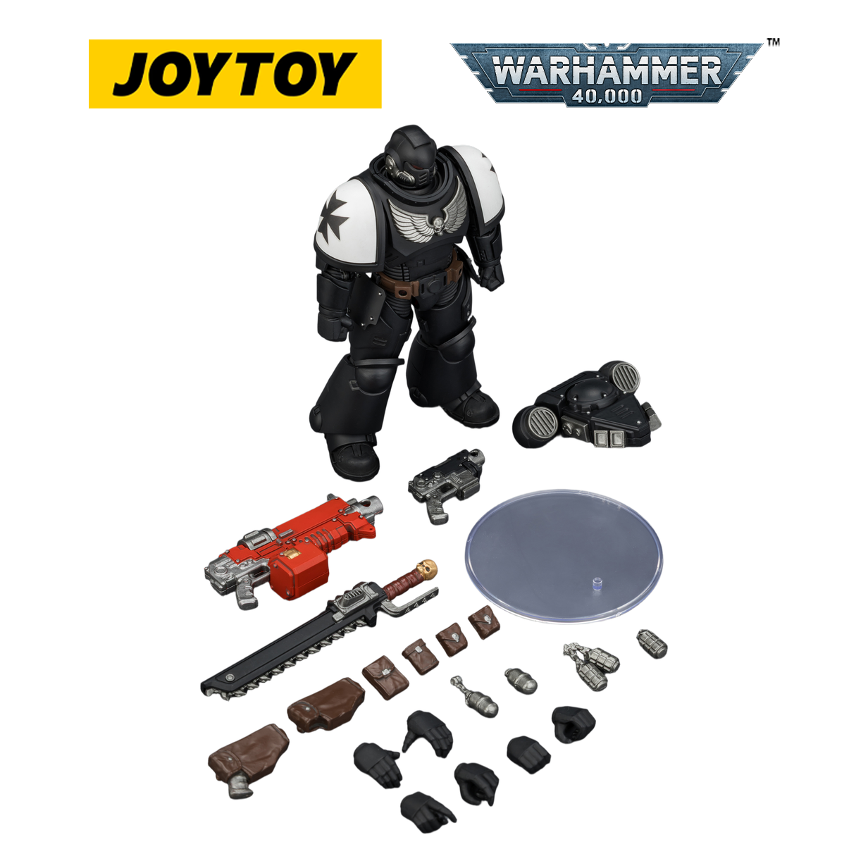 JOYTOY Warhammer 40,000 - Black Templars, Intercessor (1/18 Scale) Preorder