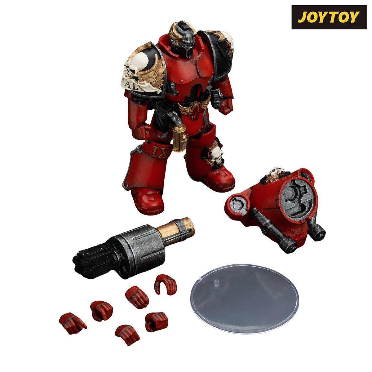JoyToy Warhammer The Horus Heresy Action Figure - Blood Angels, Angel's Tears Arch-Erelim with Angel's Tears Grenade Launcher (1/18 Scale)