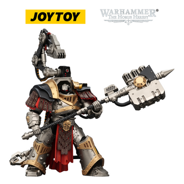 JOYTOY Warhammer The Horus Heresy - Iron Warriors, Warsmith with Graviton Crusher Hammer (1/18 Scale) Preorder