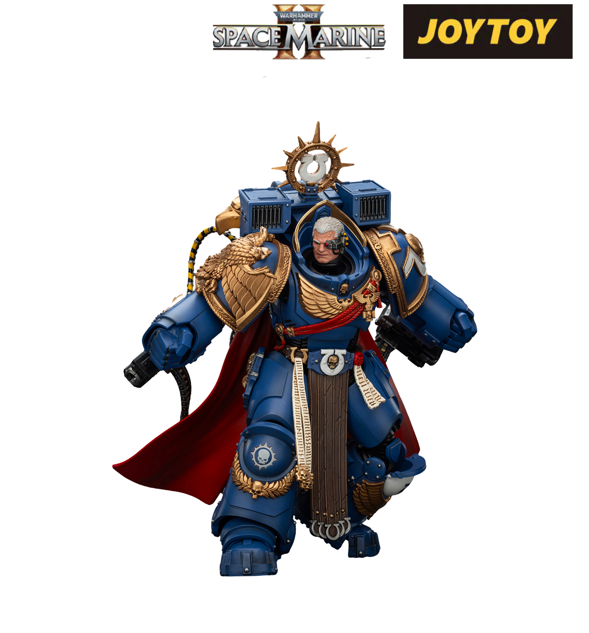 Ultramarines, Marneus Calgar, Chapter Master with MkX Gravis Armour and the Gauntlets of Ultramar (1/18 Scale)