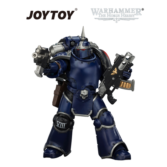JOYTOY Warhammer The Horus Heresy - Night Lords, MKIII Tactical Legionary with Bolter and Bolt Pistol (1/18 Scale)