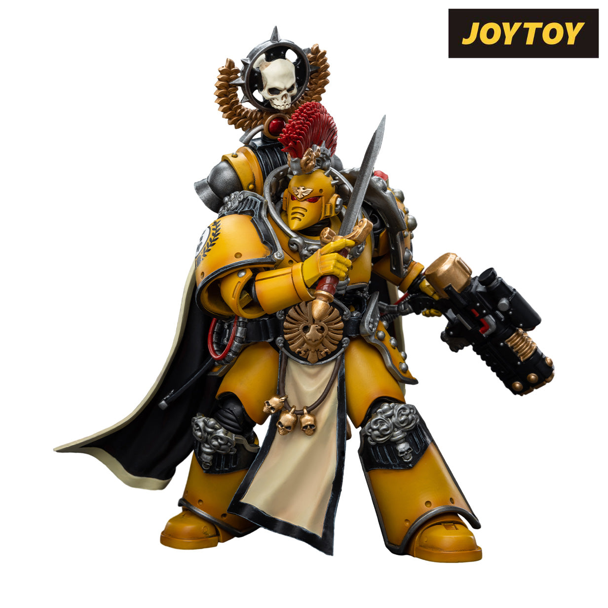 JoyToy Warhammer The Horus Heresy Action Figure - Imperial Fists, Legion Praetor with Power Sword (1/18 Scale)