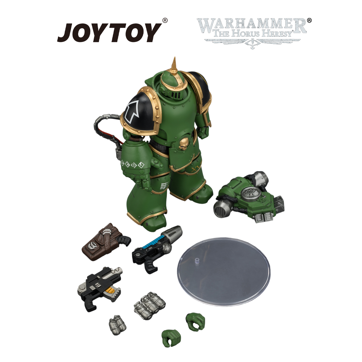 JOYTOY Warhammer The Horus Heresy - Salamanders, MKIII Tactical Legionary with Plasma Pistol and Bolt Pistol (1/18 Scale) Preorder