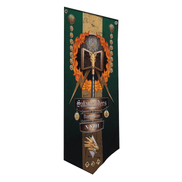 salamanders Wall Banners Side View