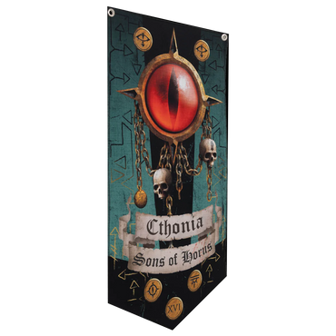 Sons Of Horus Wall Banner Side View