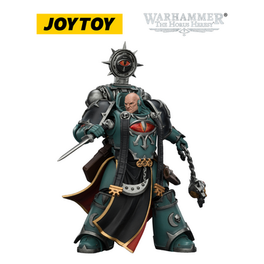 JOYTOY Warhammer The Horus Heresy - Sons of Horus, Dark Emissary Consul with Staff of Dark Authority (1/18 Scale) Preorder