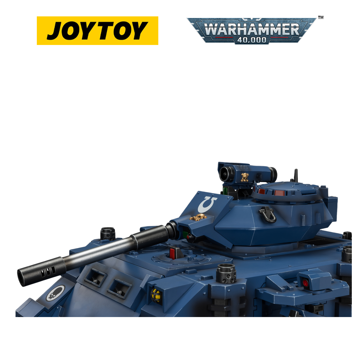 JOYTOY Warhammer 40,000 Ultramarines Predator Destructor & Intercessor (Scale 1:18) Preorder Bundle
