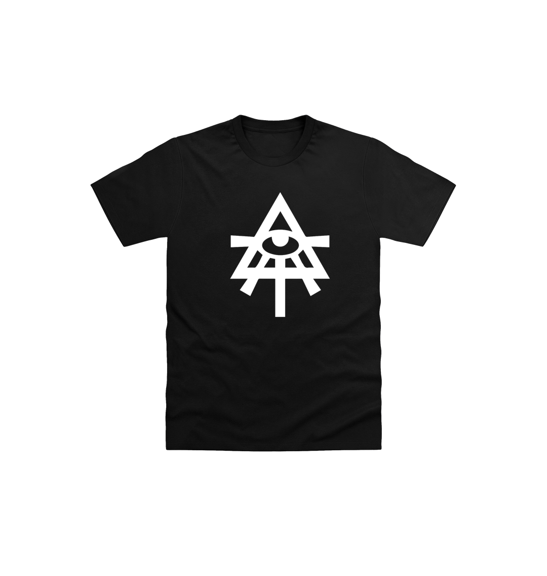 Black Printed Kids T-Shirt