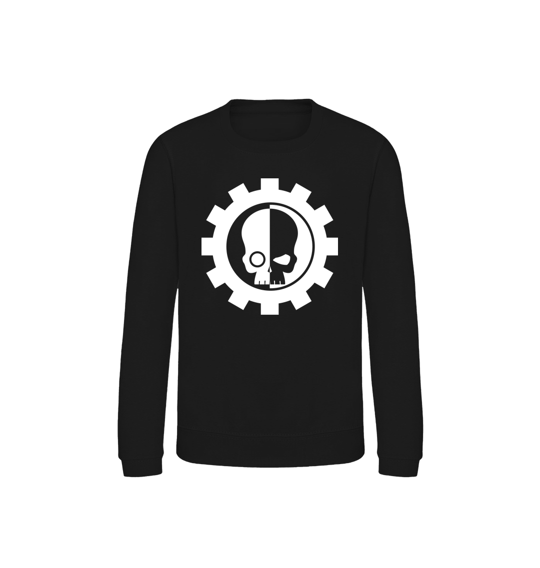Deep Black Printed Sweater