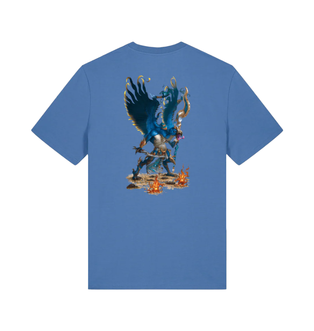 Bright Blue Printed T-shirt
