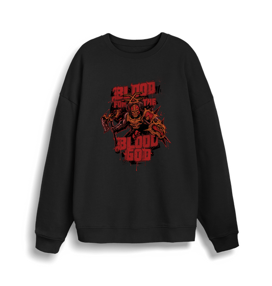 Black Printed Sweater